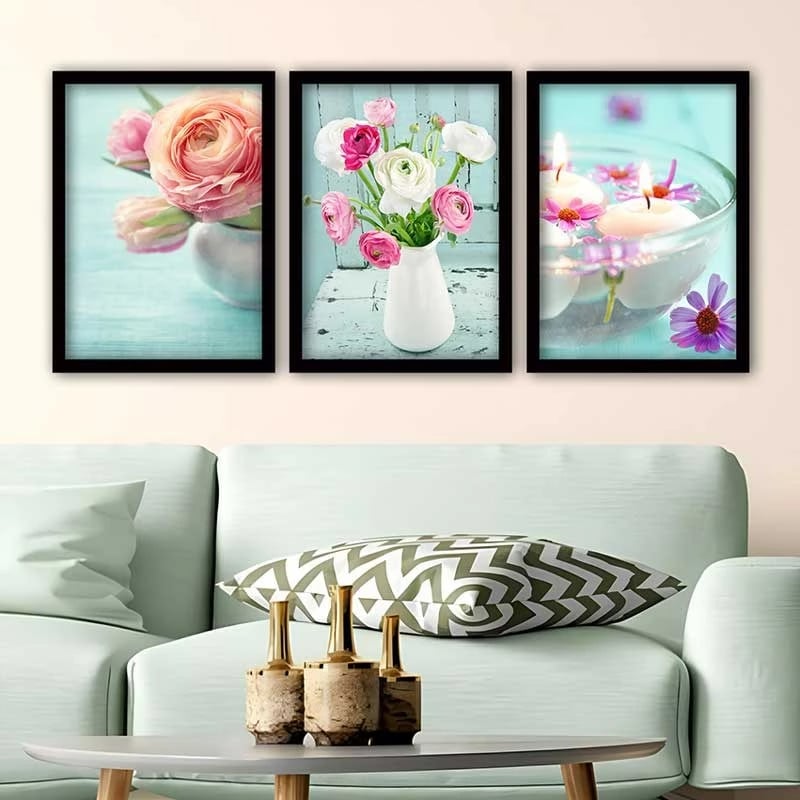 Pikturë dekorative me kornizë (3 copë), Wallity, 3SC_219025241_3545