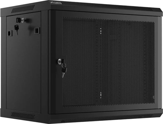 Kasë muri për server Lanberg WF01-6409-23B, 9U, 19 inç, 600x450 mm, e zezë