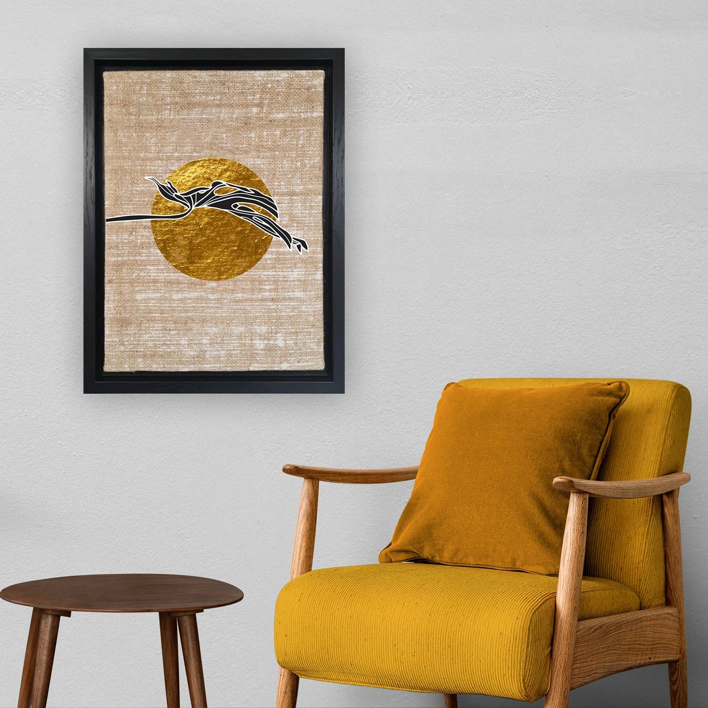 Pikturë dekorative në kanavacë, shumëngjyrëshe, Wallity, LSJ819834654913, 46x66cm