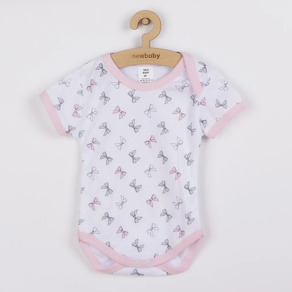 Set 3-copësh veror pambuk, NEW BABY Perfect Summer, madhësi 92 (18-24m), rozë