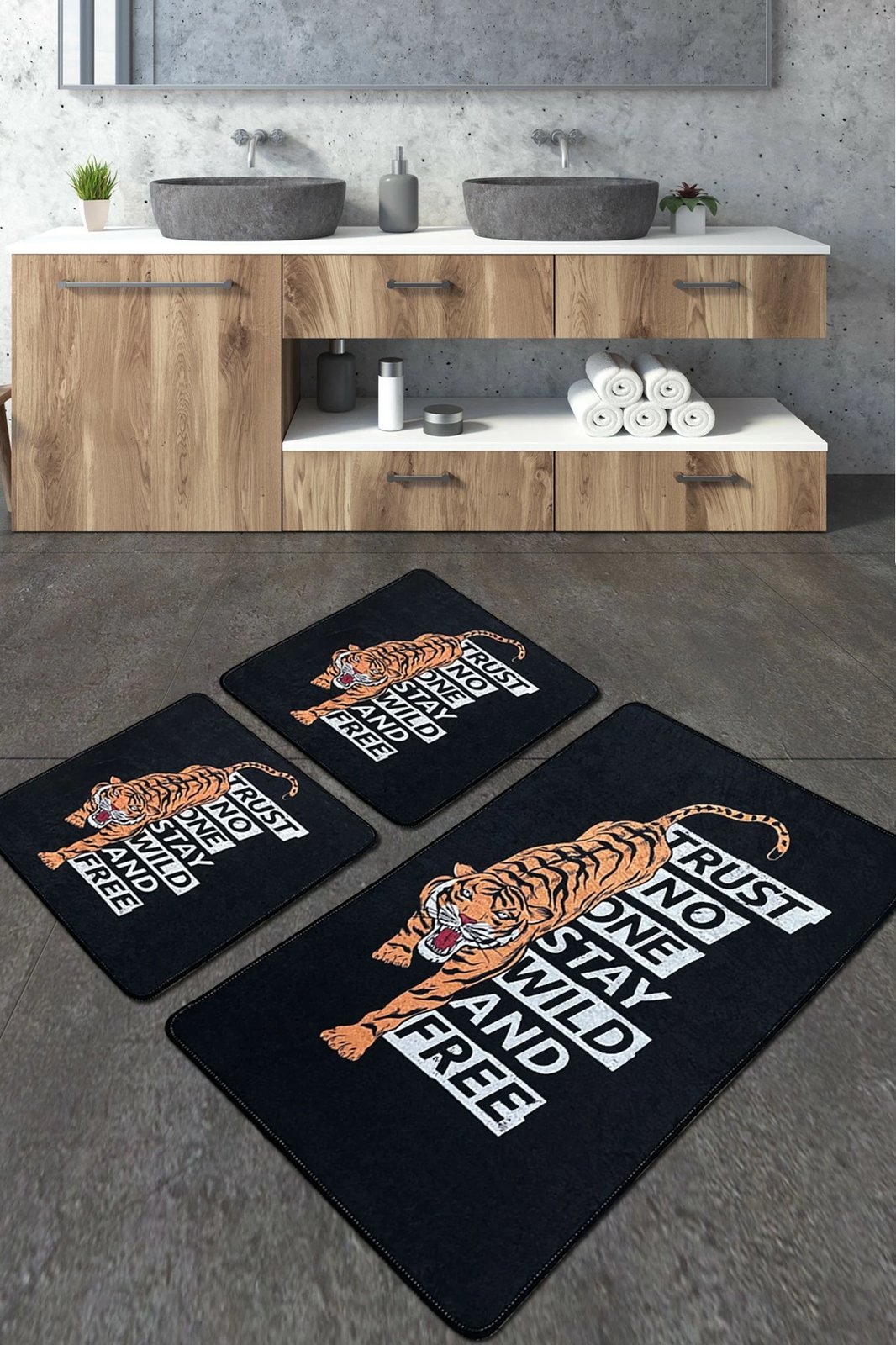 Set tapetash për banjo (3 copë), Mijölnir, Trust Djt, shumëngjyrëshe