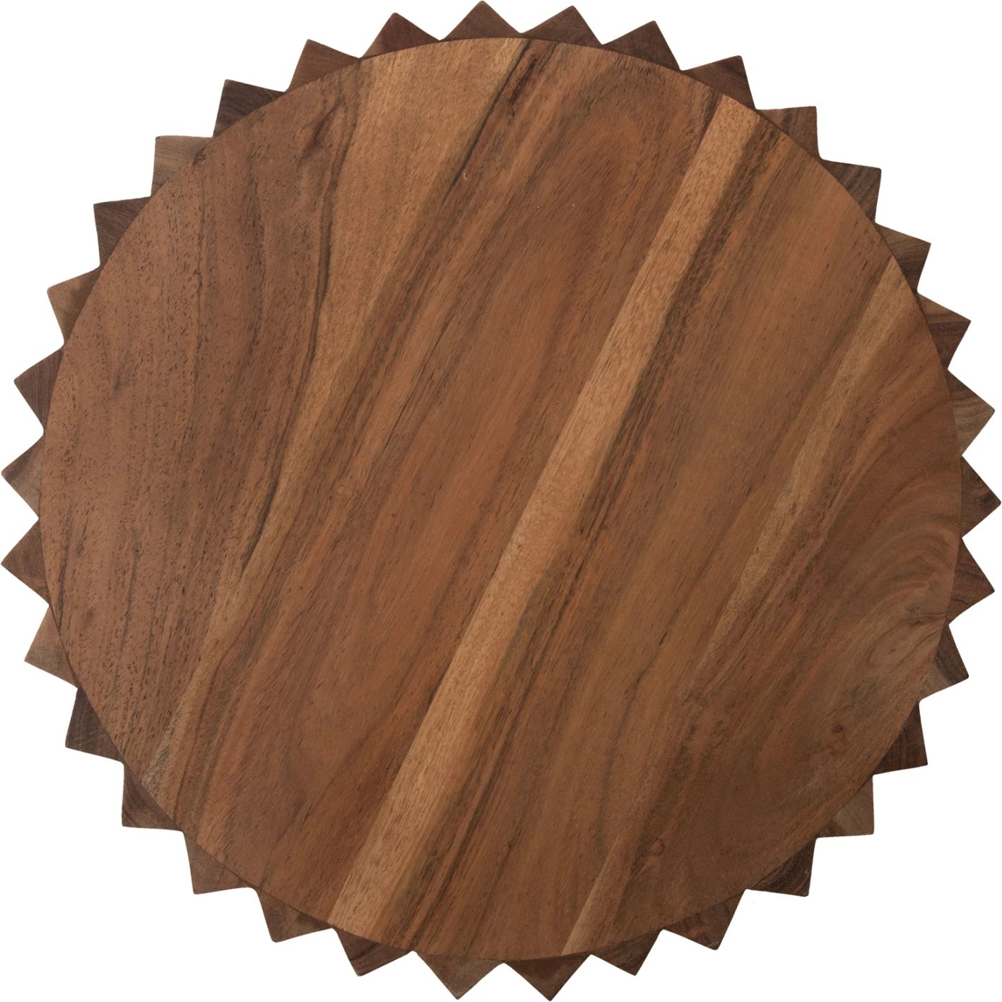 Tavolinë anësore e rrumbullakët, ngjyrë natyrale, FH9696, Φ40x50H cm