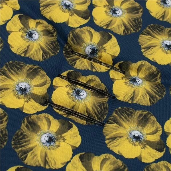 Fusak dimëror për bebe, New Baby, për karroca dhe ulëse auto, minky i butë, vrima për rripa 5‑pikësh, 95x45 cm, e verdhë