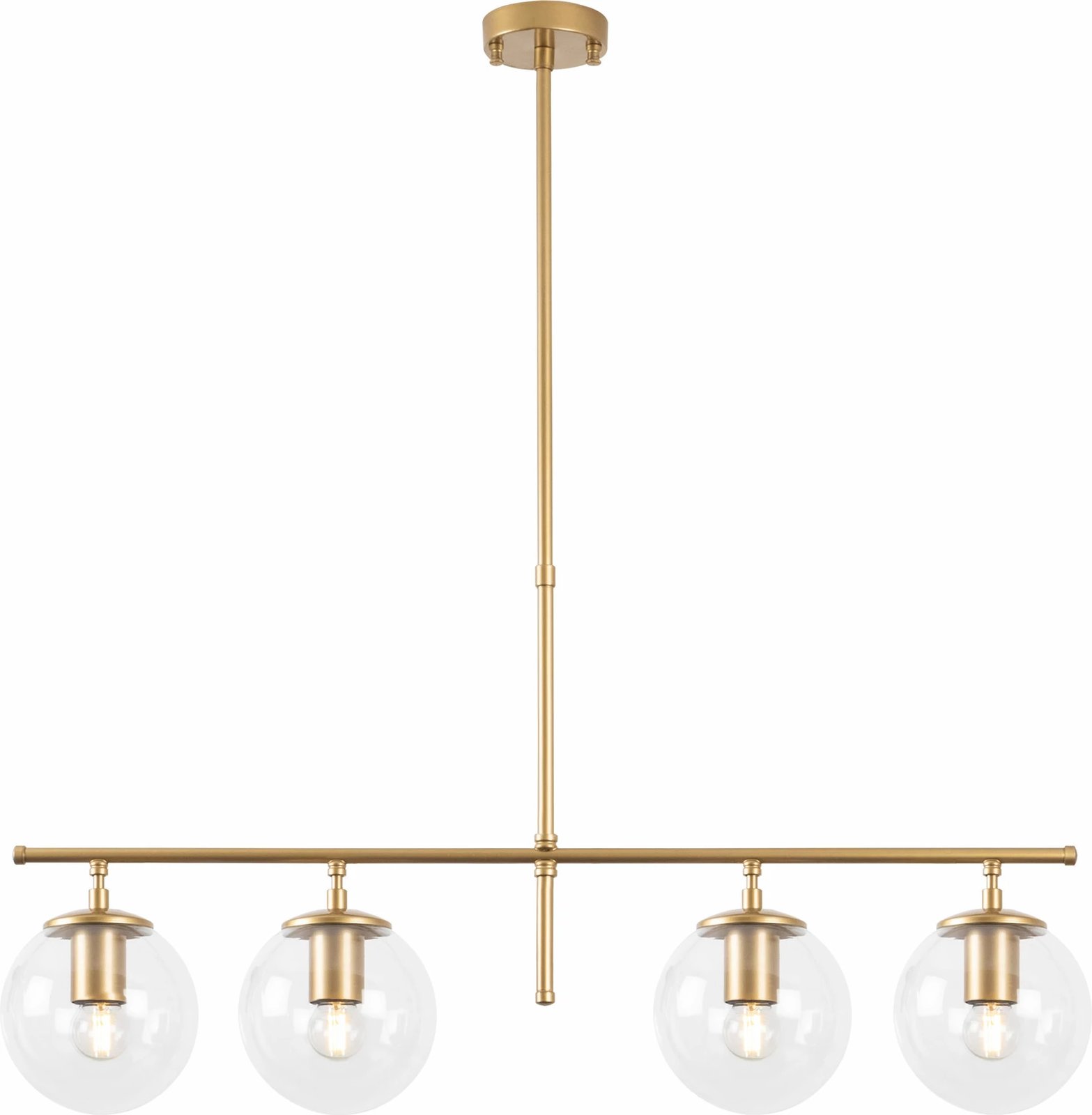 Llambë tavani Opviq Roe, ngjyrë ari e shndritshme, 4 copa, 81x15x36-76 cm