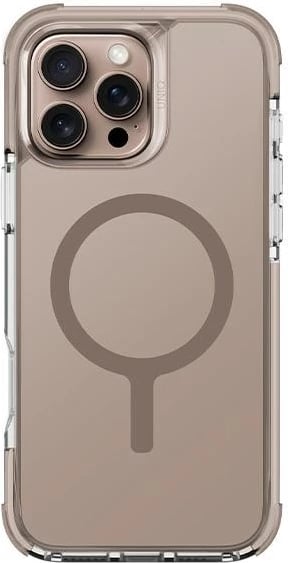 Mbështjellës, UNIQ, Combat MagClick Charging, për iPhone 16 Pro 6.3", MagSafe, kënde të përforcuara, anti-shok, gold/taupe gold