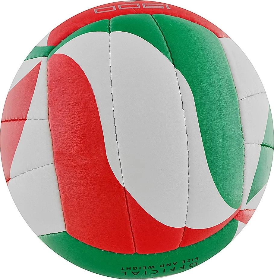 Top volejbolli Molten, bardhë-kuq-gjelbër