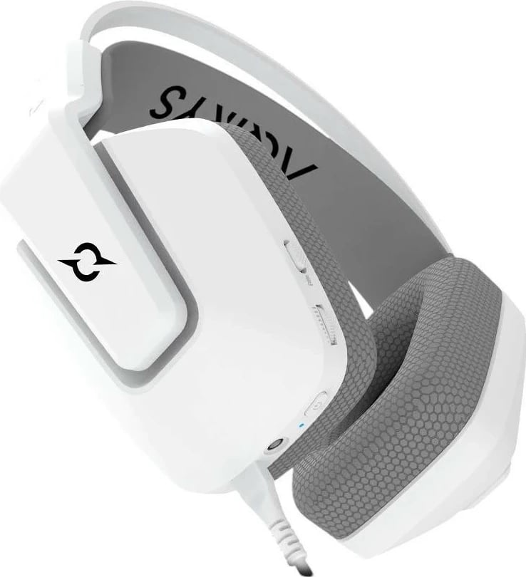 Kufje gaming Aqirys Alya 7.1 VS, me mikrofon, të bardha