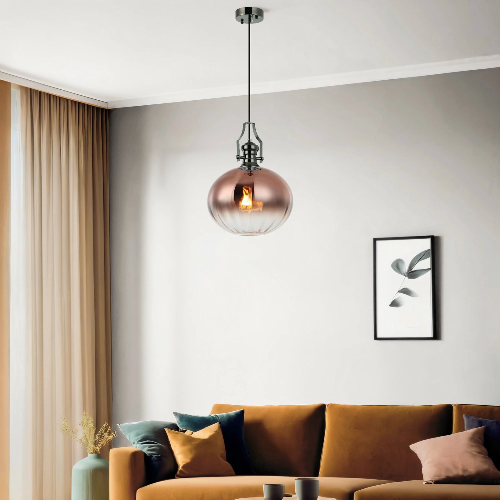 Llambë tavani Opviq, Cueva, ngjyrë kobalt, P01-PB