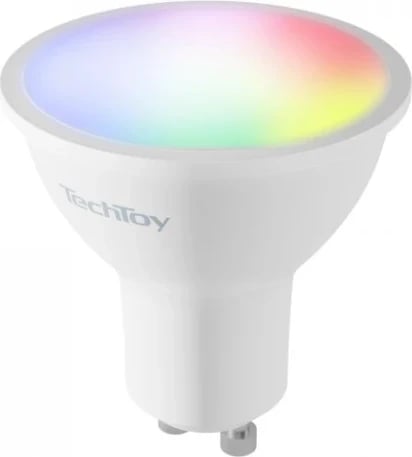 Smart llampë Tesla GU10 4.5W TechToy RGB, Milky