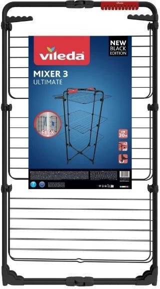Tharëse rrobash Vileda Mixer 3 Ultimate, 30 m, e zezë