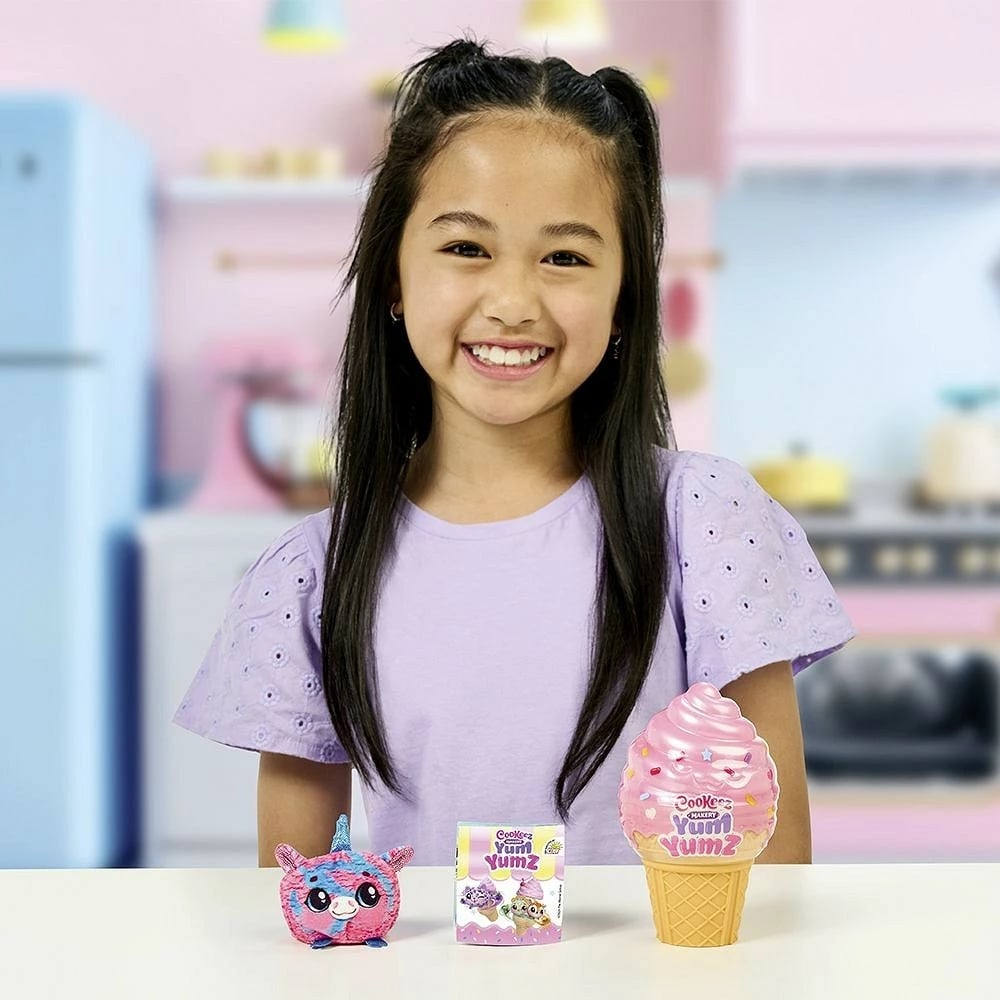 Set maskota lodër Cobi Cookeez Makery Yum Yummz, 18 copë, shumëngjyrëshe