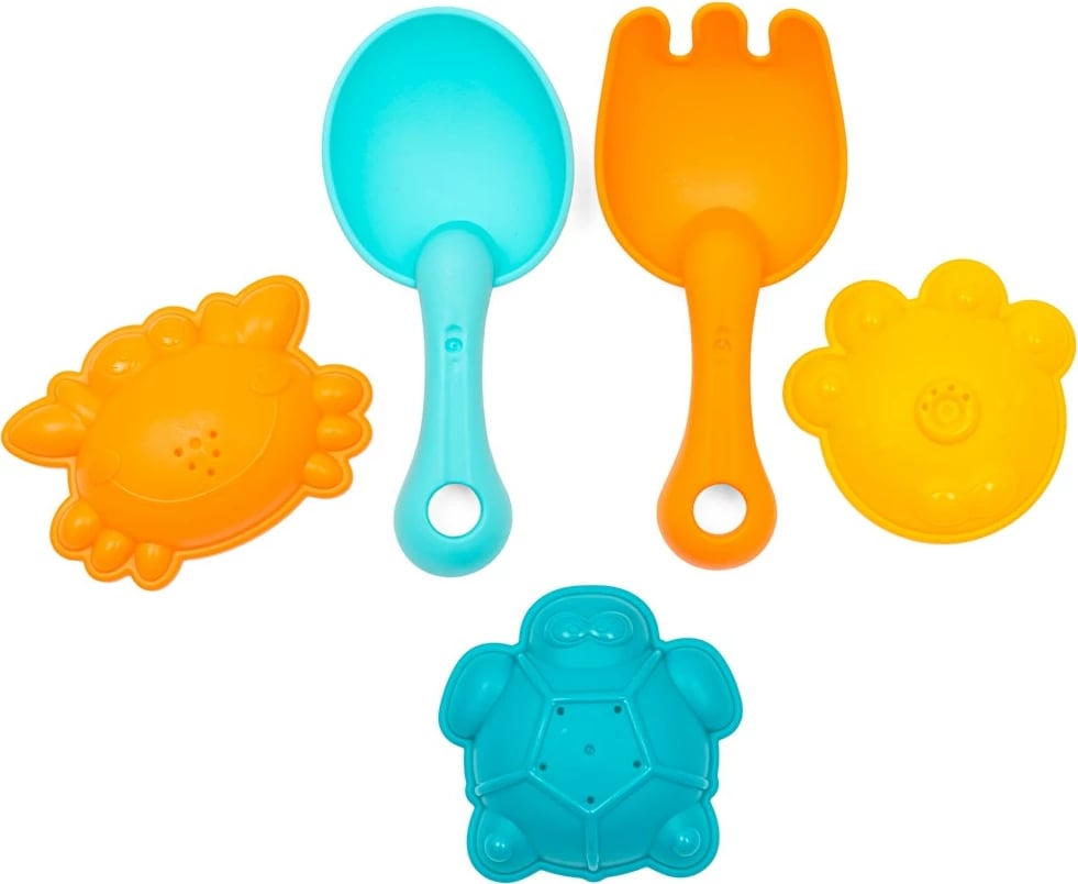 Set lodrash plazhi me kovë palosëse BABY MIX 5 pjesë shumëngjyrëshe