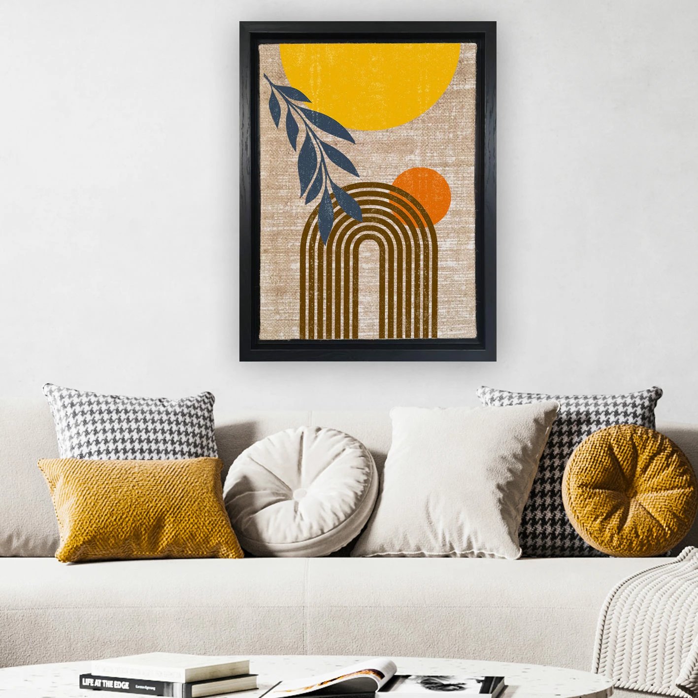 Pikturë dekorative në kanavacë, shumëngjyrëshe, Wallity LSJ31855198777, 46x66cm