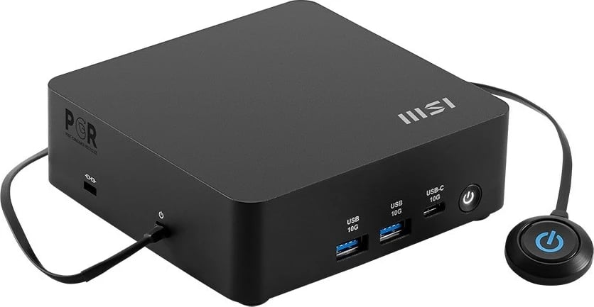 Kasë MSI Cubi NUC AI 1UMG-06SEU, Intel Core Ultra 7 155H, 16GB RAM, 1TB SSD, Intel Arc, Windows 11 Pro, e zezë