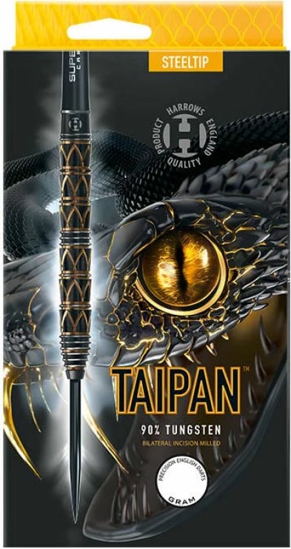 Shigjeta për dart Harrows Taipan, për meshkuj dhe femra, të zeza dhe të arta Shigjeta për dart Harrows Taipan, për meshkuj dhe femra, të zeza dhe të arta