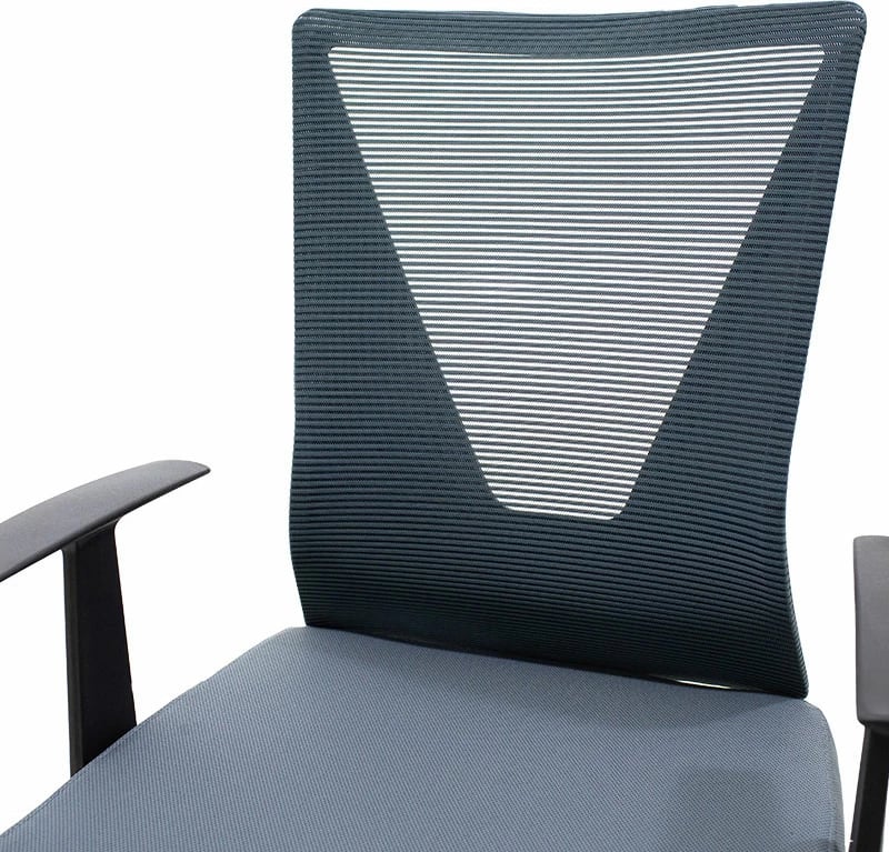 Karrige menaxheri për zyre Ghost mesh e zezë - gri mesh