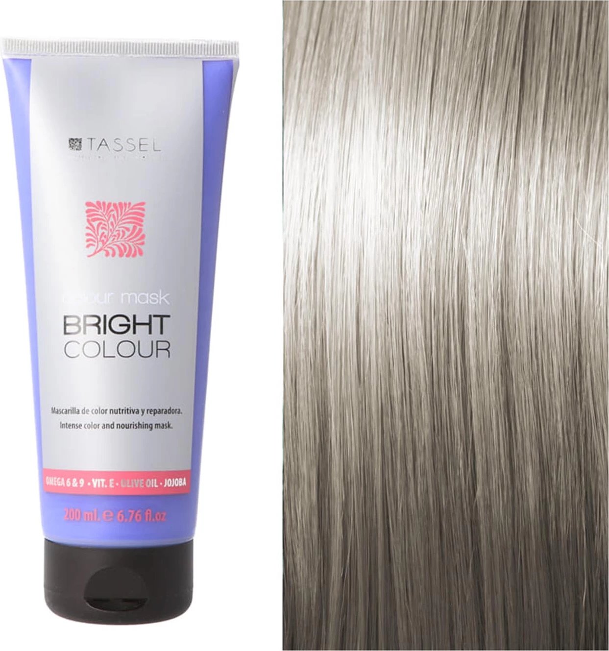 Maskë për flokë EUROSTIL Bright Colour unisex rubio hielo 1 copë