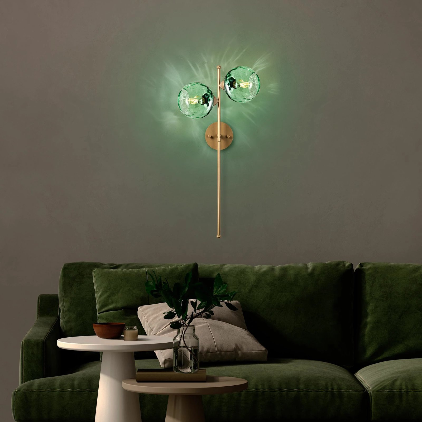 Llambë muri Opviq, Benek - 15 - 14425, ngjyrë mint dhe ari