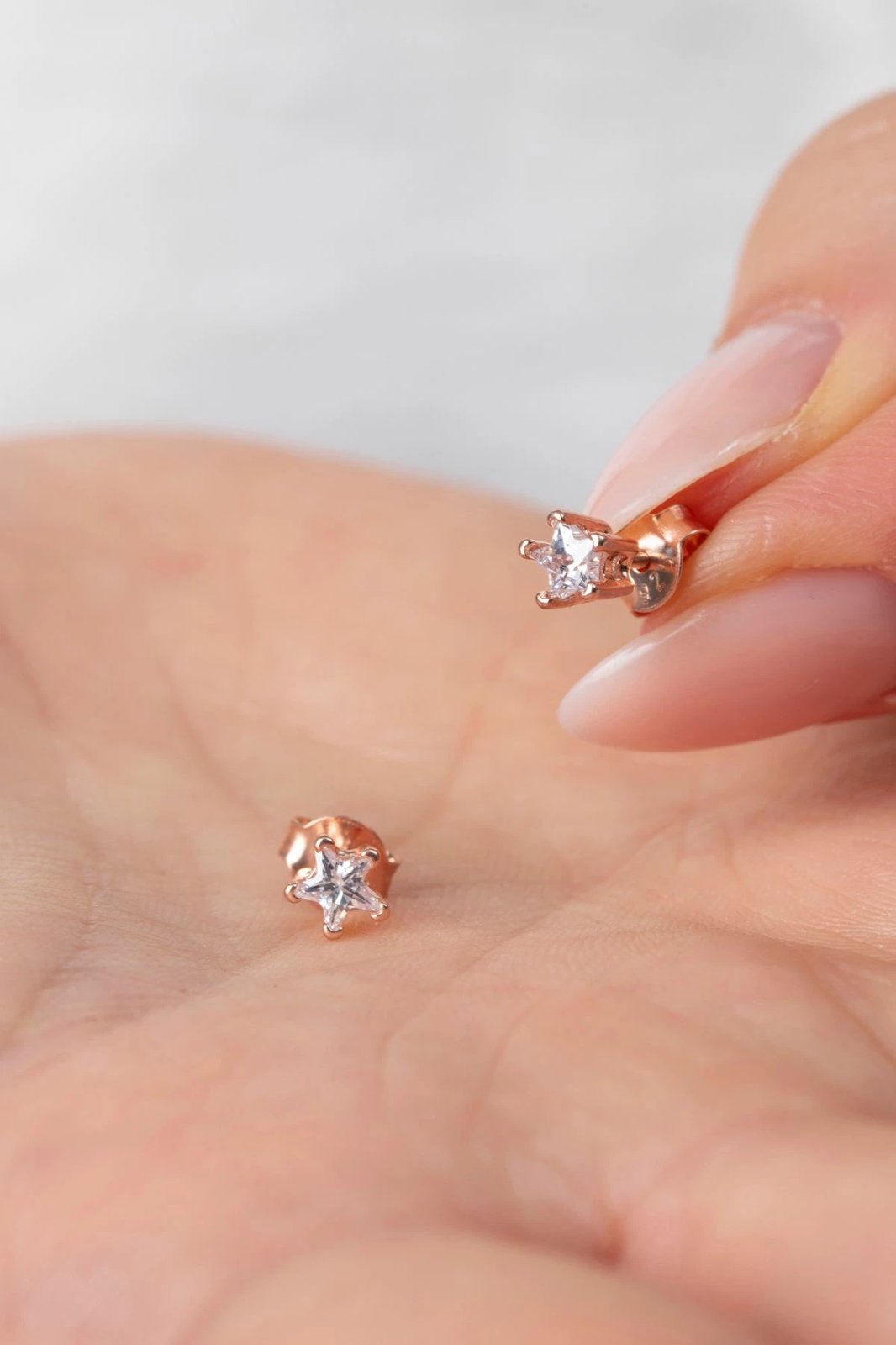 Vathë argjendi Elika Silver, ngjyrë rozë, ELKMD50597R