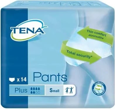 Pantolla inkontinence TENA Pants Plus Small 14 copë