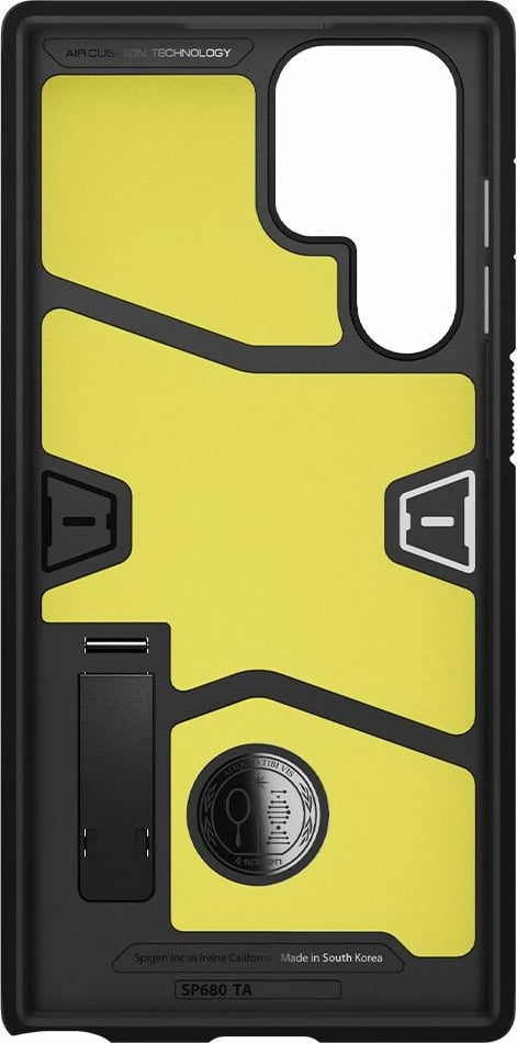 Mbështjellës Spigen Tough Armor për Samsung Galaxy S22 Ultra, i zi