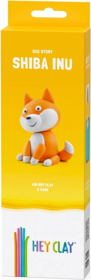 Masë modelimi Hey Clay Shiba Inu, Tm Toys, 3 ngjyra