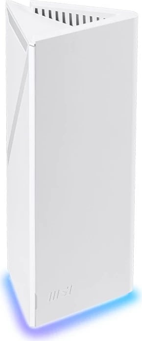 Sistem mesh Wi‑Fi 7 router, MSI Roamii BE Pro MRBE110, tri-band, 4x 2.5GbE, USB 3.0, i bardhë, set 2‑copë