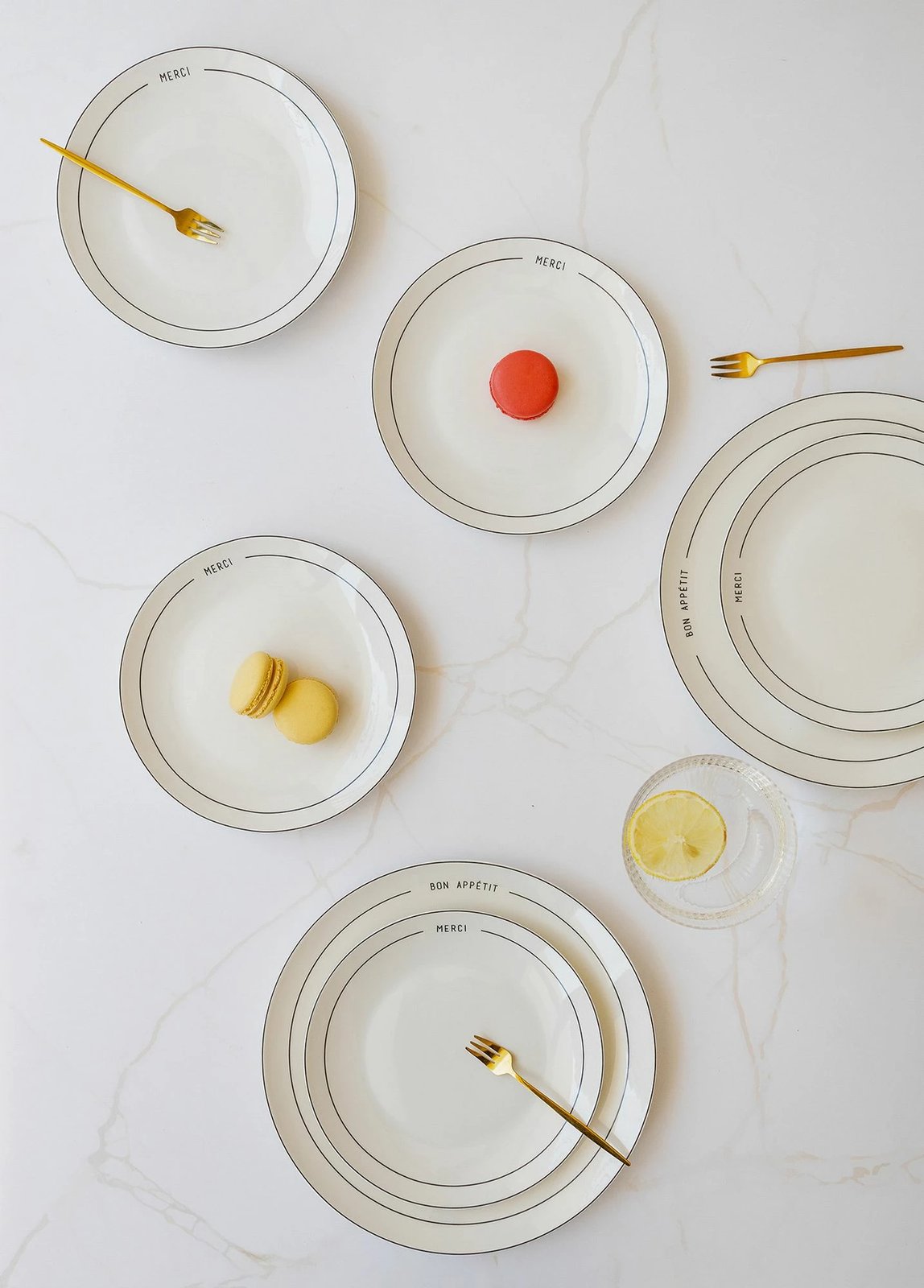 Set pjatash ëmbëlsirash (6 copë), Hermia, DNR0075