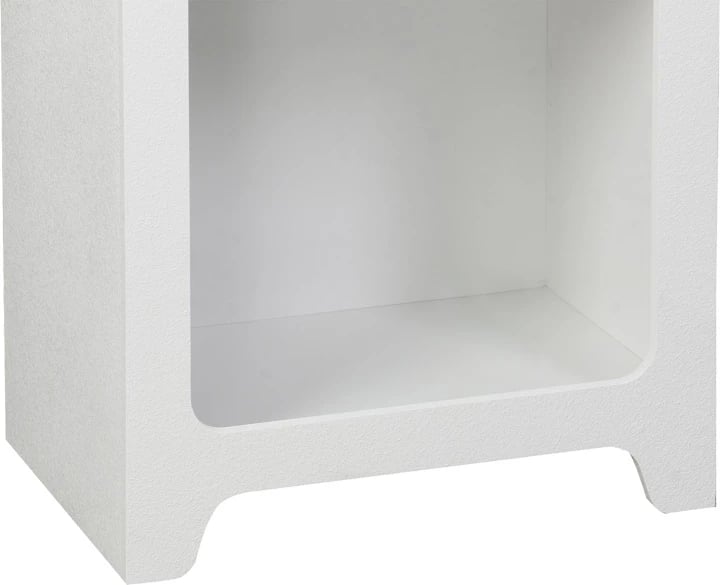 Raft librash Emersi, MDF, ngjyrë e bardhë, 48x35x180cm