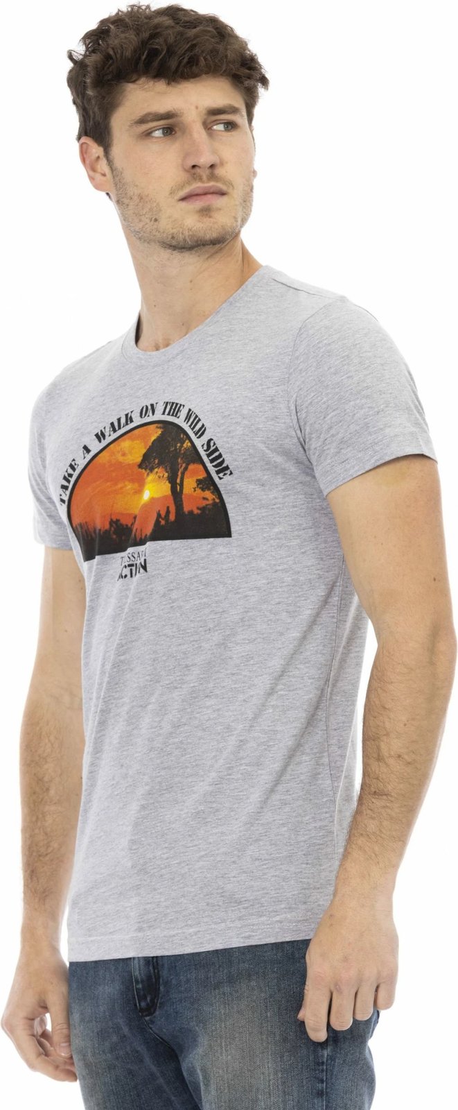 Maicë për meshkuj Trussardi Action, hiri