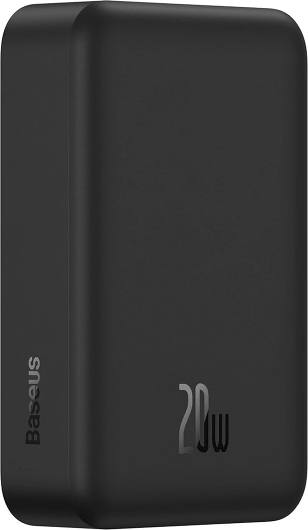 Powerbank Baseus Magnetic Mini 20000 mAh 20W me kabllo USB-C/USB-C, e zezë