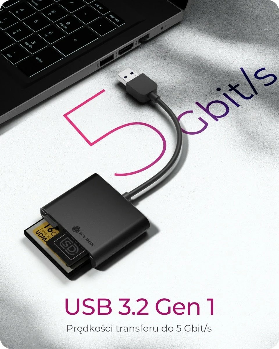Lexues kartelash IcyBox IB-CR301-U3, USB 3.0, i zi
