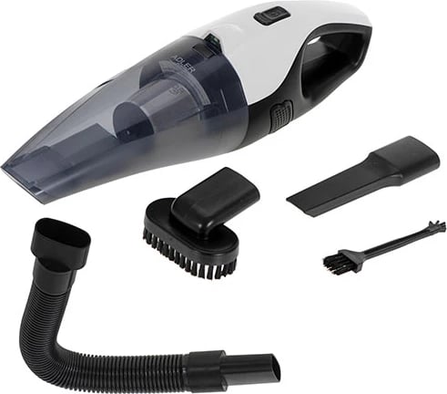 Fshesë me korrent për veturë, Adler, AD 7059, 5500 Pa, 0.45 L, USB‑C/12V, bateri 3600 mAh, LED Fshesë me korrent për veturë, Adler, AD 7059, 5500 Pa, 0.45 L, USB‑C/12V, bateri 3600 mAh, LED