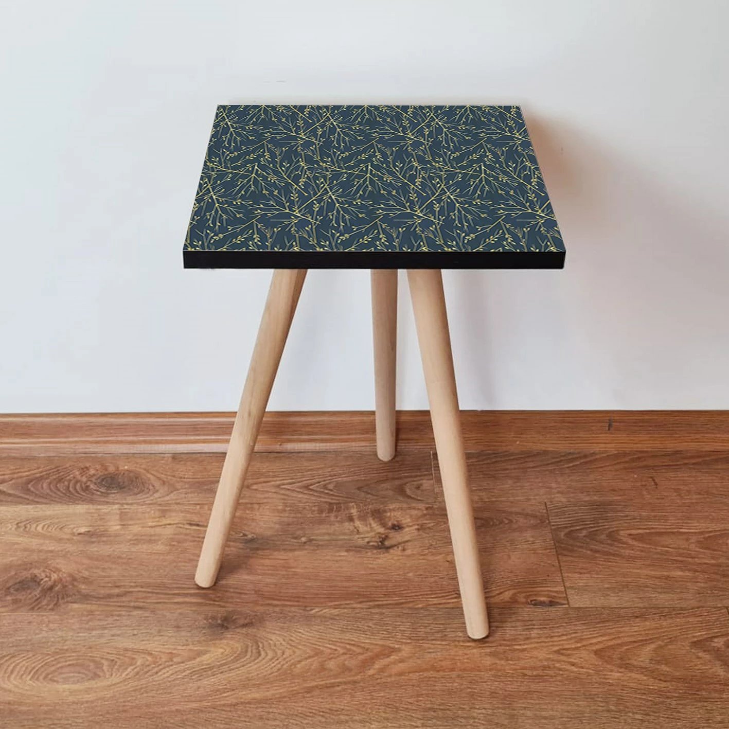 Tavolinë anësore, ngjyrë antracit dhe ari, Skye Decor, Shp236