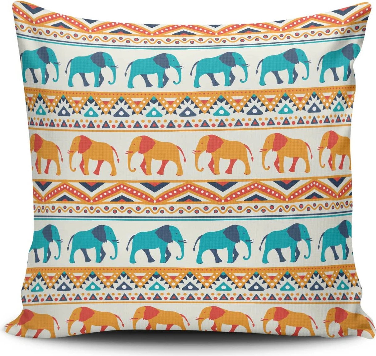 Jastëkëmbulesë dekorative Aberto Design, NKLF-279, shumëngjyrëshe, 43x43cm