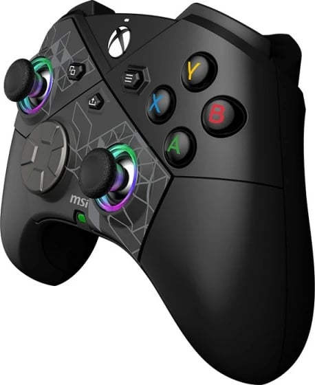 Gamepad MSI Force Pro W S10-43G0130-C54, wireless & me kabllo, 1000mAh, i zi