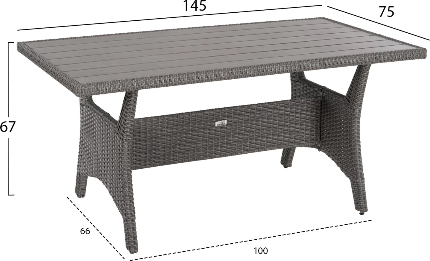 Set ulëse për kopsht Carson FH6078.01, hiri