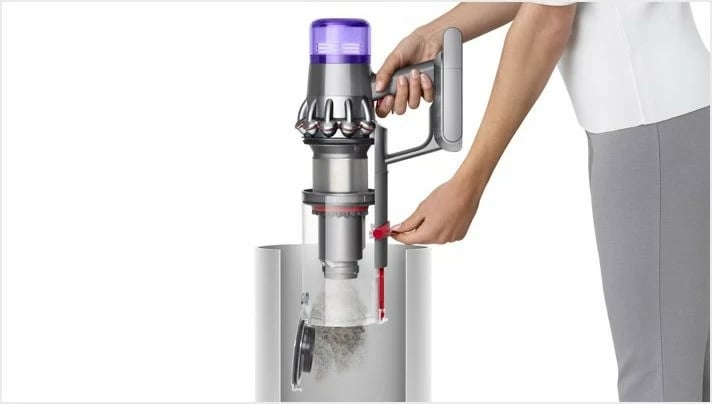 Fshesë me korrent pa kabllo Dyson V11 Fluffy, nickel/kuqe Fshesë me korrent pa kabllo Dyson V11 Fluffy, nickel/kuqe