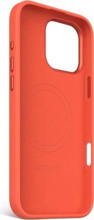 Mbështjellës Decoded AntiMicrobial Silicone Stacks me MagSafe për iPhone 16 Pro Max, Portokalli