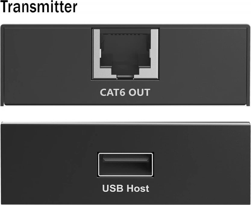 Extender USB 2.0 Digitus DA-73120, 4x USB-A, 1x RJ45, set, i zi