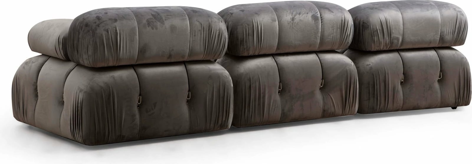 Këndare Atelier del Sofa, Bubble Corner (L1-O1-1R-Puf), ngjyrë gri