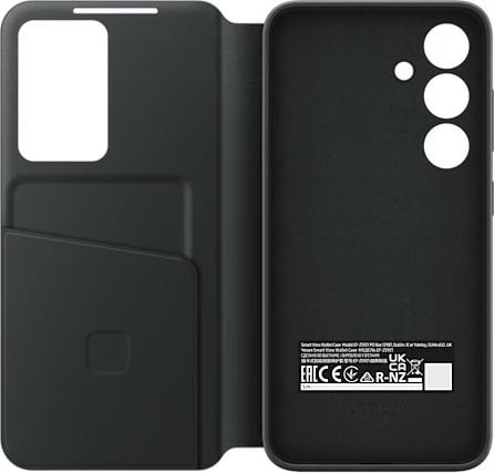 Mbështjellës Samsung Smart View Wallet Case për Galaxy S24, i zi