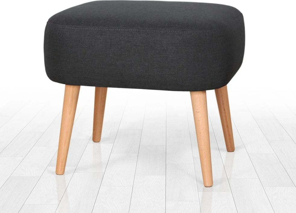 Puf Atelier del Sofa, ngjyrë gri e errët, Parrot