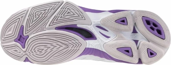 Atlete Mizuno femra, të bardha dhe vjollcë Atlete Mizuno femra, të bardha dhe vjollcë