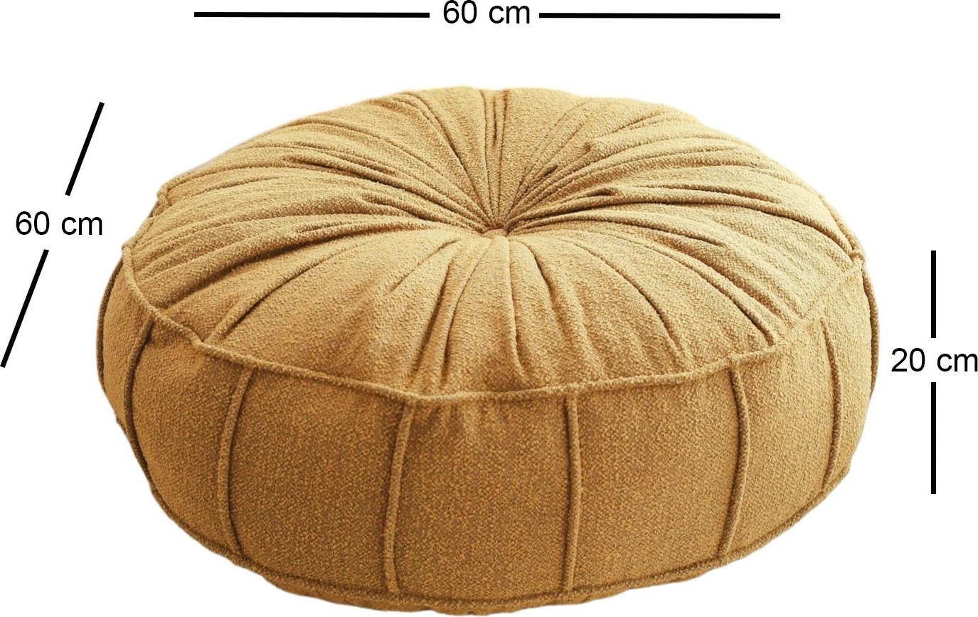 Jastëk Atelier del Sofa, vintage, ngjyrë e verdhë