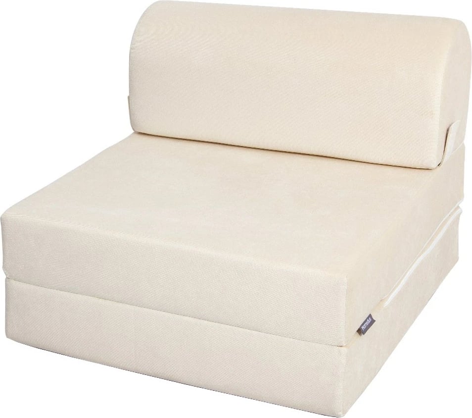 Krevate-kolltuk një vendësh, Atelier del Sofa, Magic, kadife bezhë