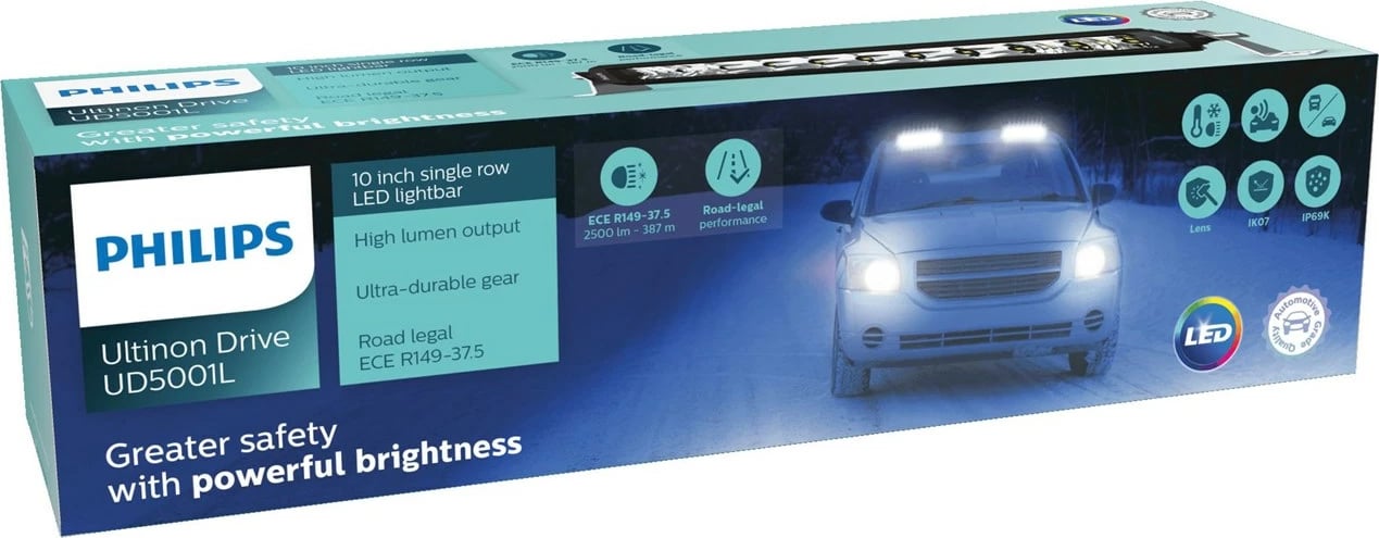 LED dritë Philips Ultinon Drive 5100, 4", e bardhë LED dritë Philips Ultinon Drive 5100, 4", e bardhë