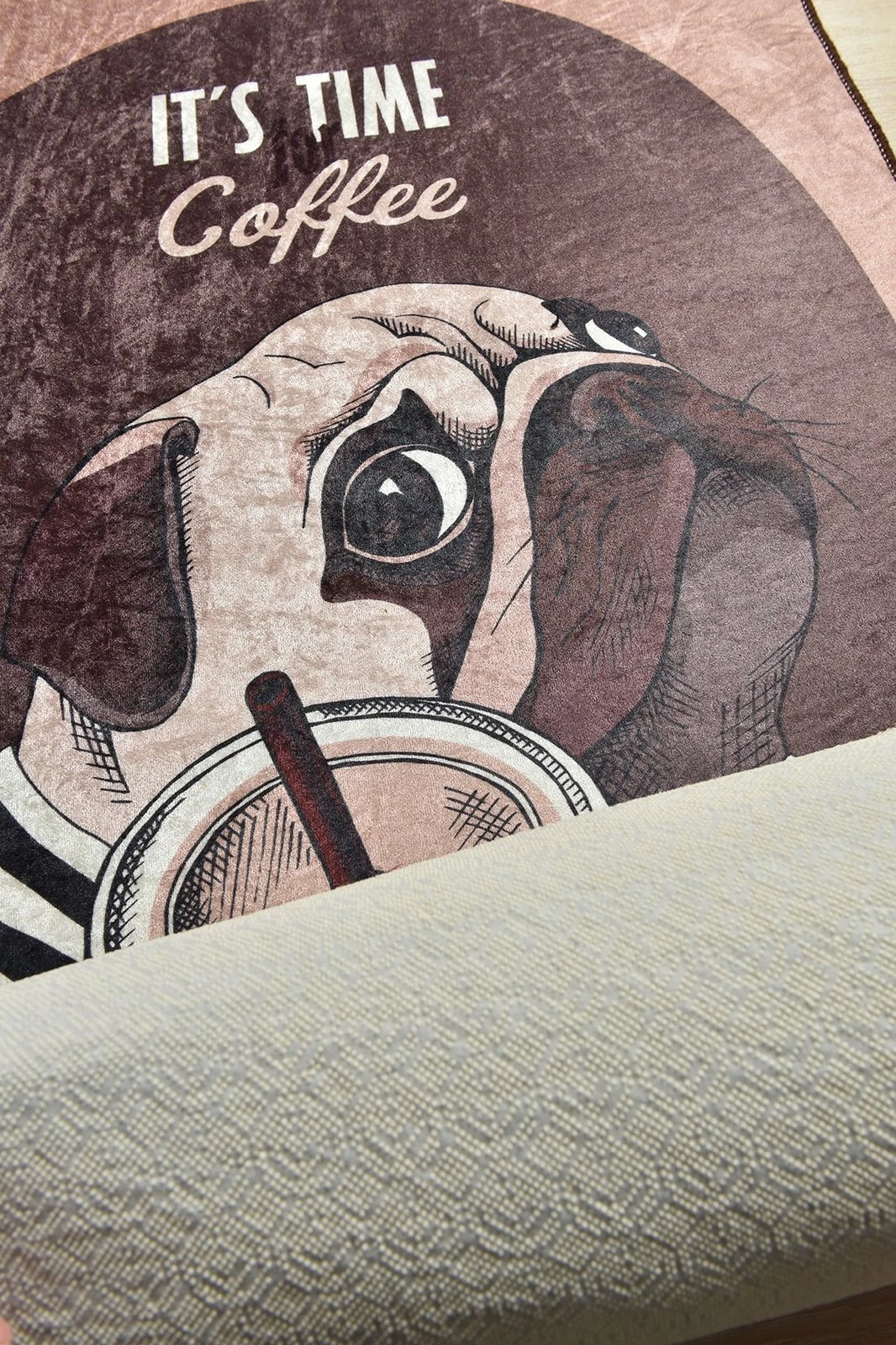 Qilim për korridor, Hypnose Conceptum, Pugs, kafe, 60x140cm