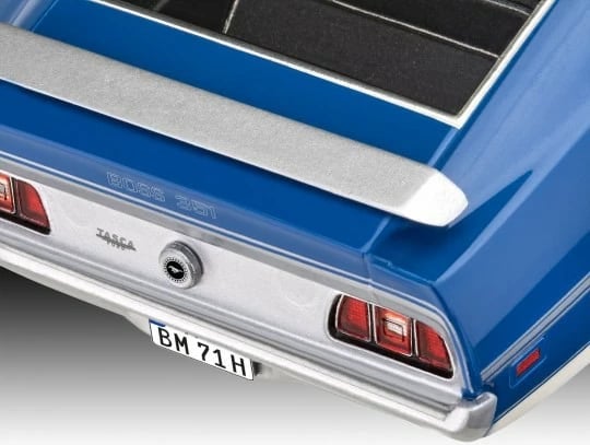Model plastik makine, Revell, ’71 Ford Mustang Boss 351 07699, shkallë 1:25, 129 pjesë, gjatësi 19.2 cm, 12+