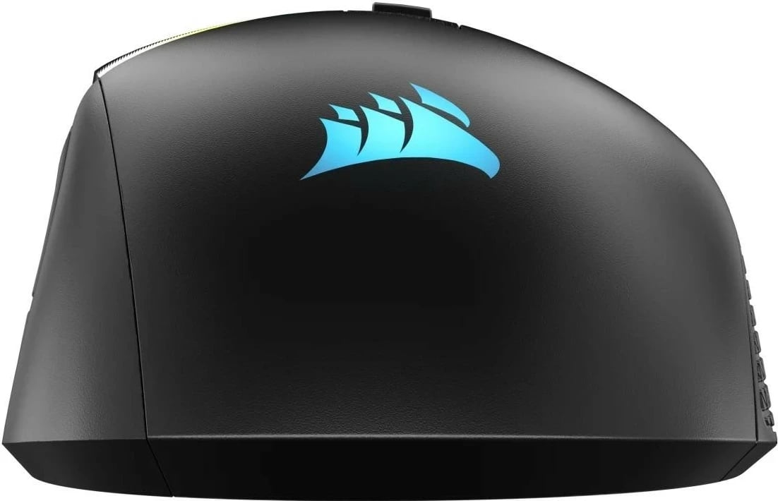 Maus Corsair Darkstar, RGB, pa kabllo, i zi